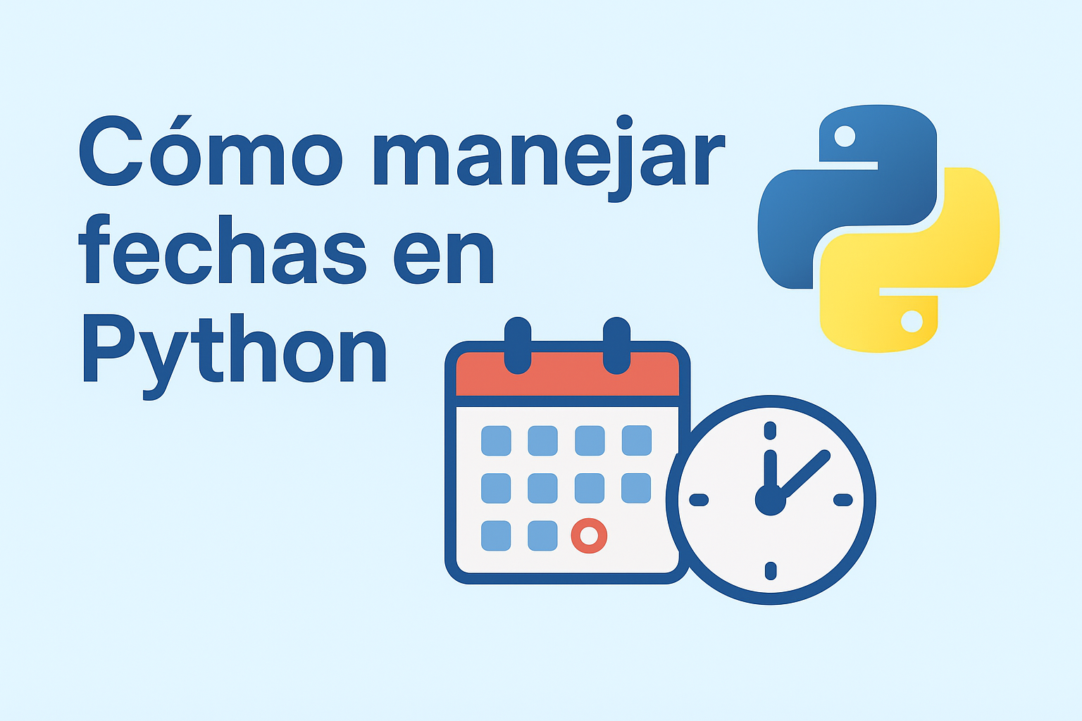 Cómo manejar fechas en Python